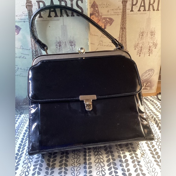 BLACK VINTAGE BAG - Picture 4 of 16